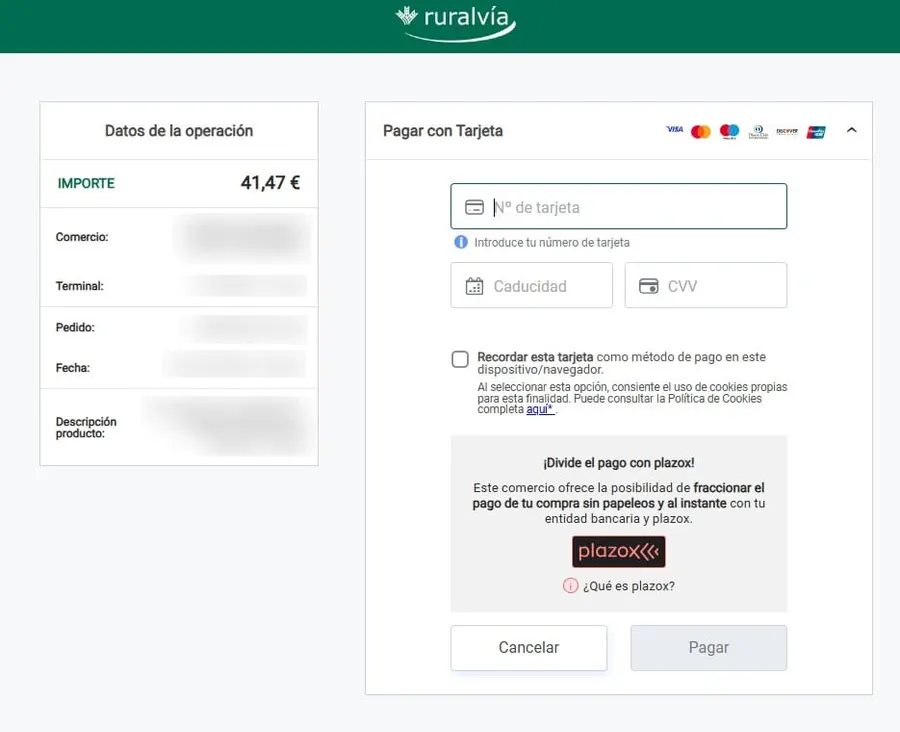 Paso 9 para pedir cita en la ITV: Elige cómo pagar: online, con un enlace de pago que te envían o en la propia estación el día de la inspección.